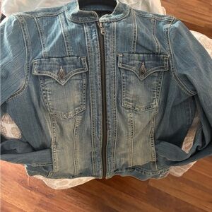 Harley Davidson XL Blue denim jacket